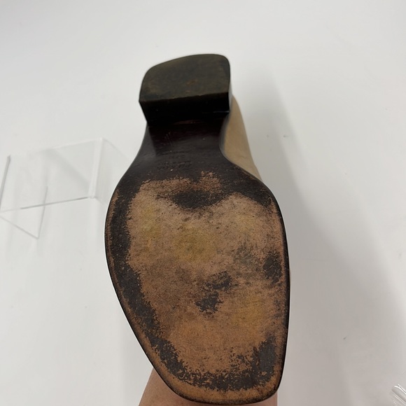 Prada Tan Leather Loafers 37.5 - Picture 5 of 14